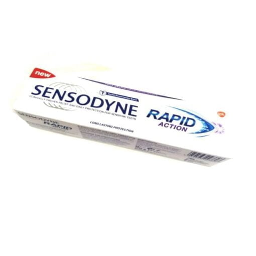 sensodyne rapid action toothpaste fast relief long lasting protection 1